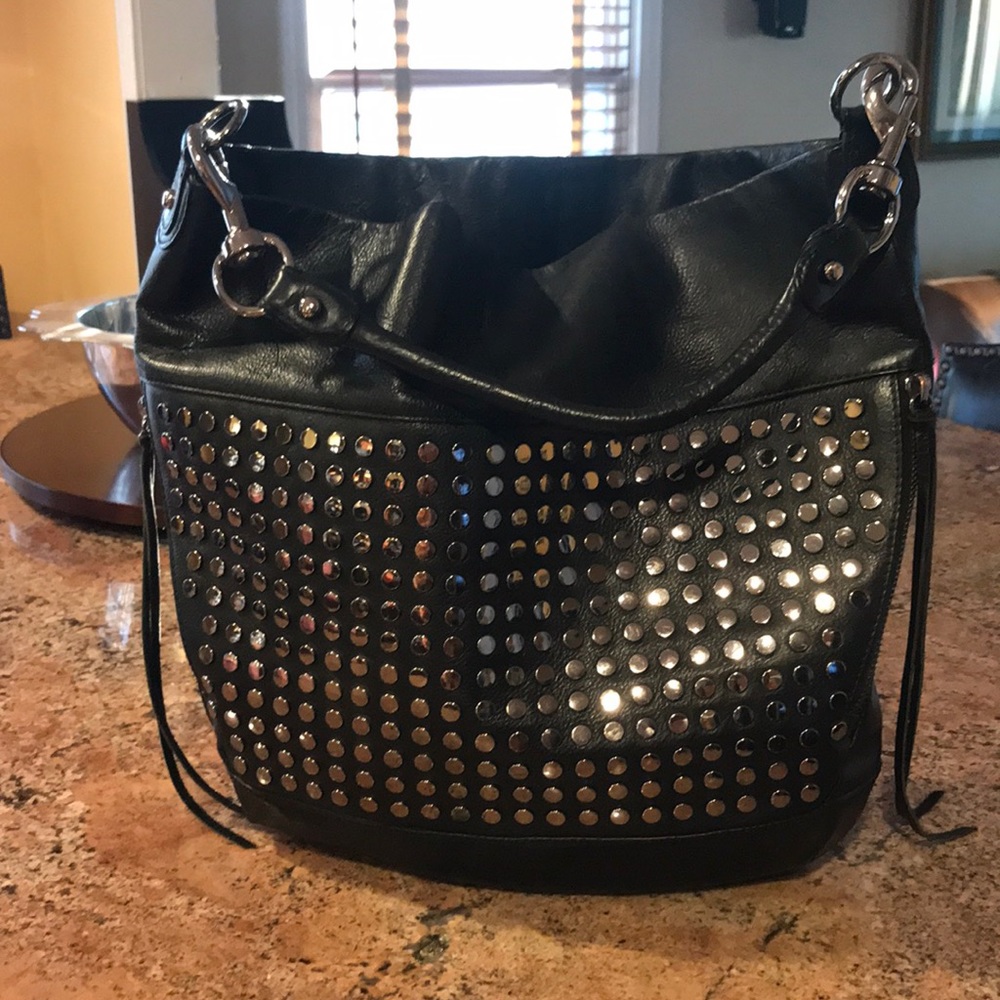 Rebecca minkoff purse real leather